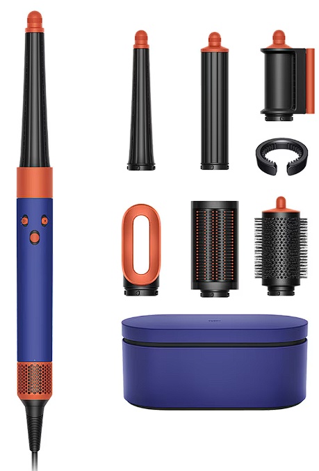 Ondulator multistyler Dyson HS08 Airwrap i.d.™ 533670-01, conexiune Bluetooth®, 3 trepte de viteza, 3 trepte de temperatura, Vinca Blue-Topaz,