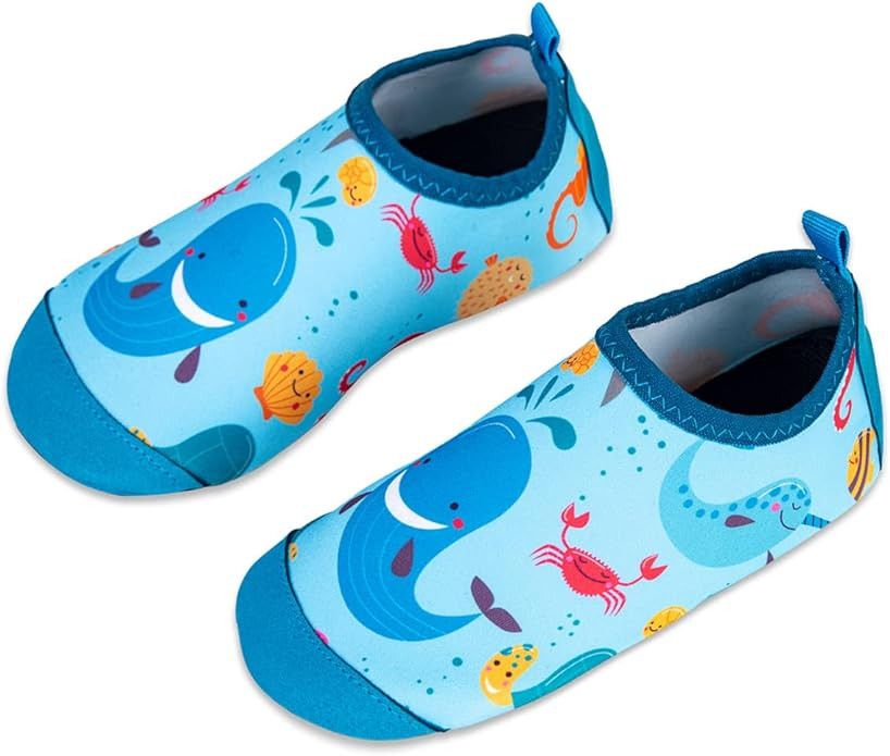 Pantofi de inot pentru copii WateLves, plasa/cauciuc, multicolor, marimea 32-33