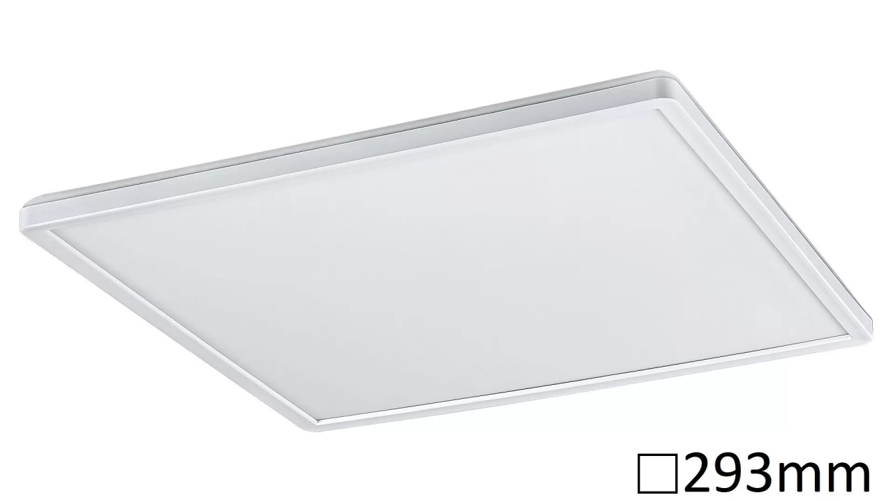 Plafoniera LED Rabalux Pavel, 18W, patrata, alb