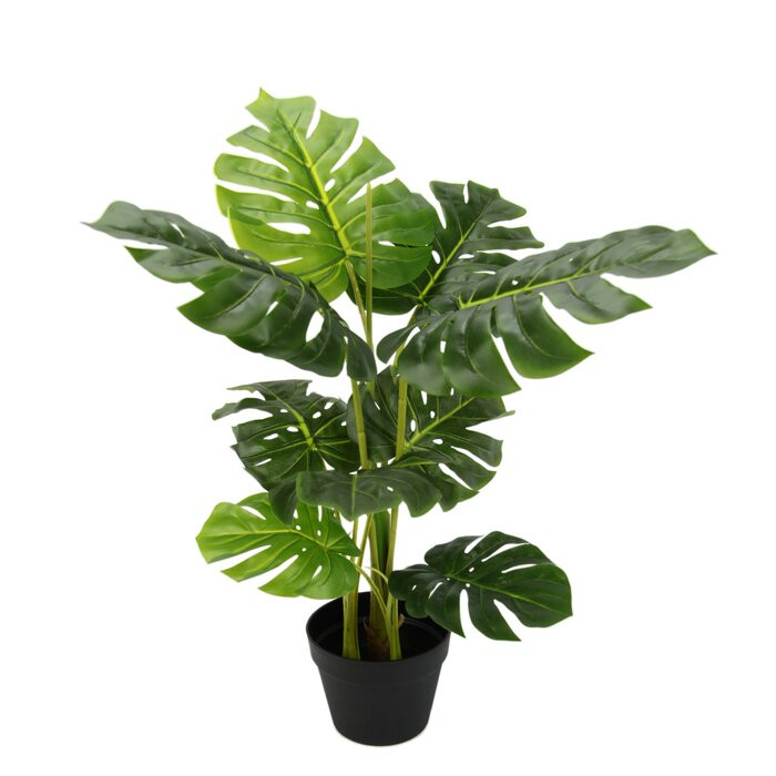 Planta artificiala Philodendron, plastic, verde, 70 x 34 x 34 cm chilipirul-zilei.ro/ imagine reduss.ro 2022