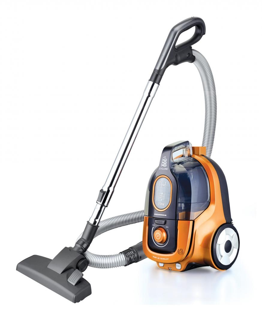 RESIGILAT – ASPIRATOR FARA SAC HEINNER HVC-V750OR, Putere 750W, Capacitate 2.2L, Filtrare ciclonica, portocaliu