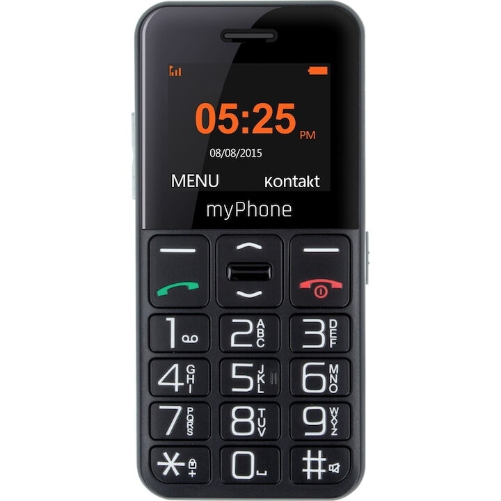 RESIGILAT Telefon mobil MyPhone Halo Easy 2G, 1.8, VGA, 1000mAh, Negru
