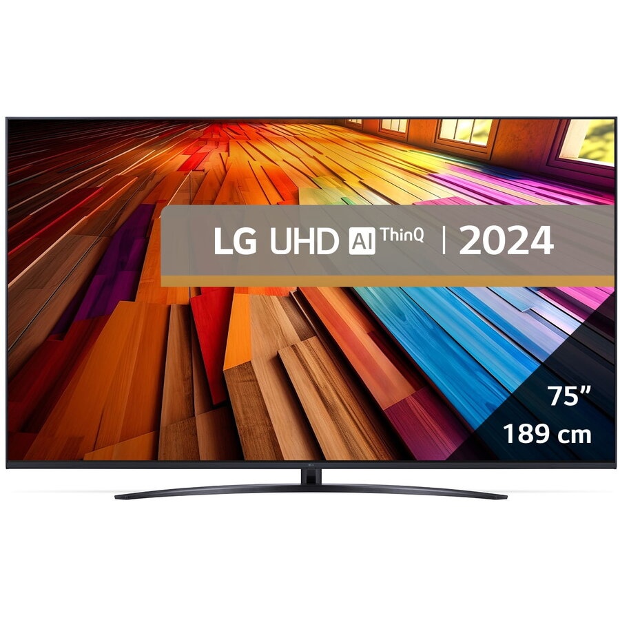 RESIGILAT Televizor LG LED 75UT81003LA, 189 cm, Smart, 4K Ultra HD, Clasa F (Model 2024)