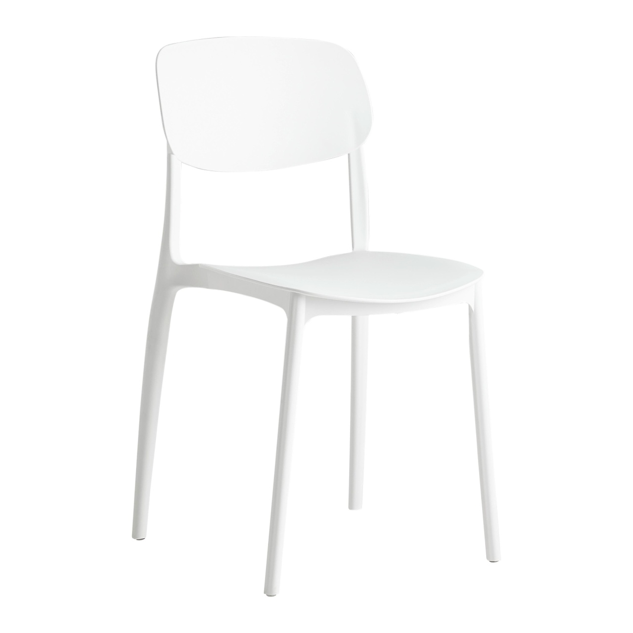 Scaun Jiri alb, 44/78/49 cm