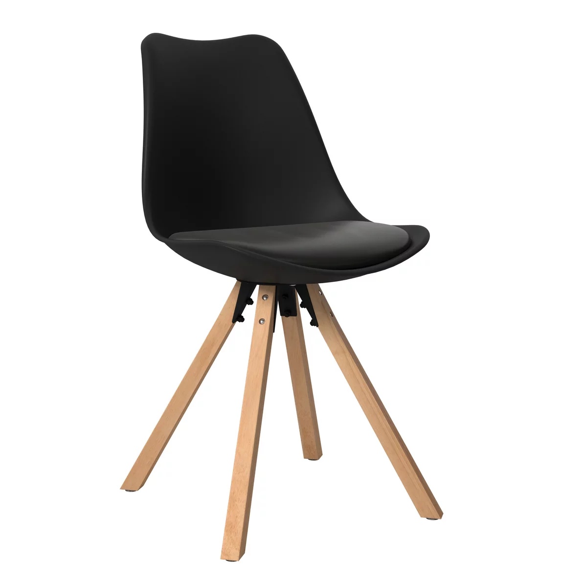Scaun Lilly 2 Negru/Natural