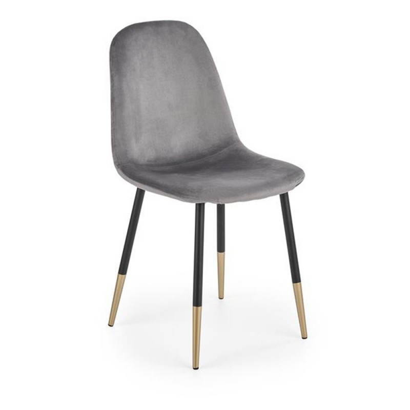 Scaun living HM K379 gri, 45x48x88 cm
