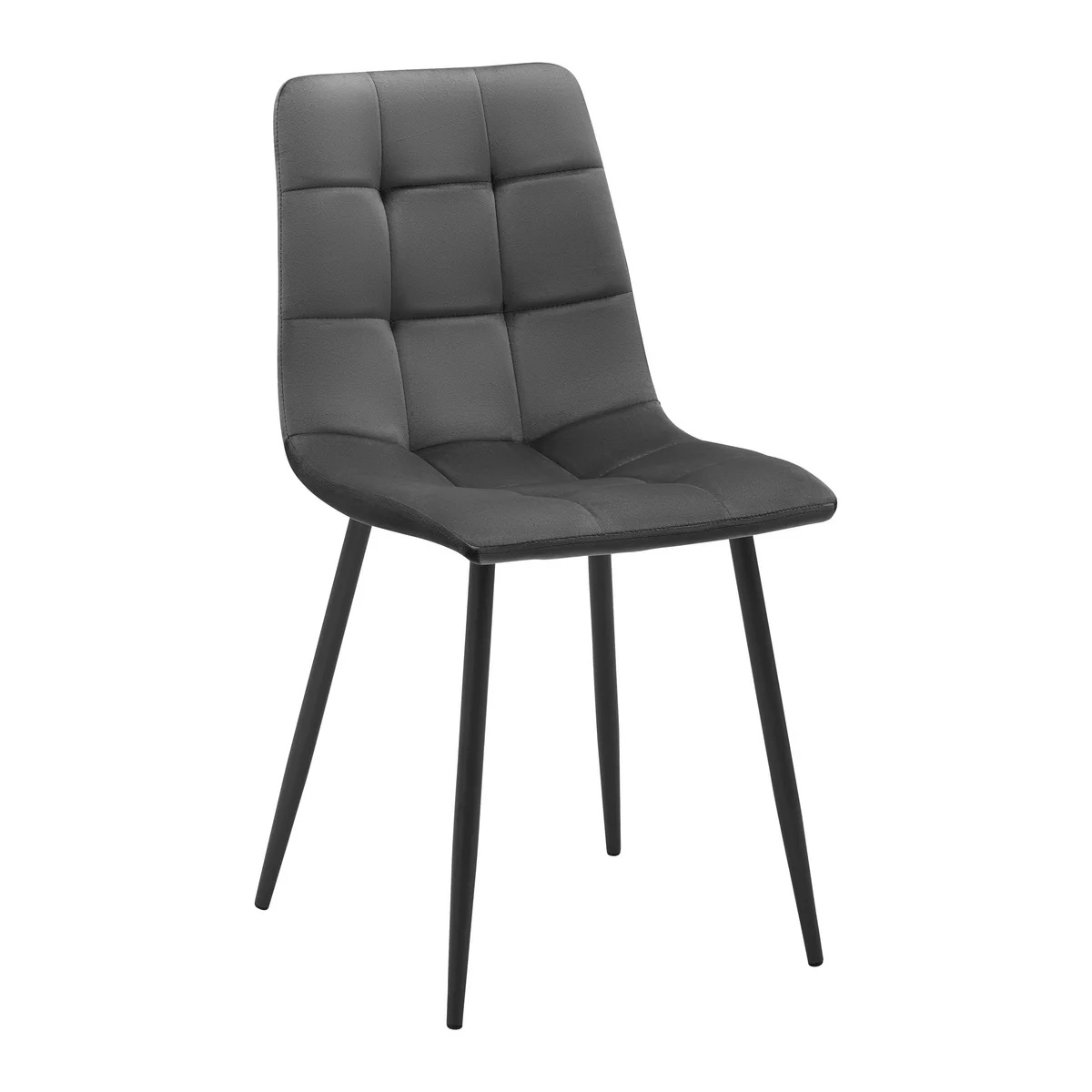 Scaun Ria, negru , tapitat cu catifea