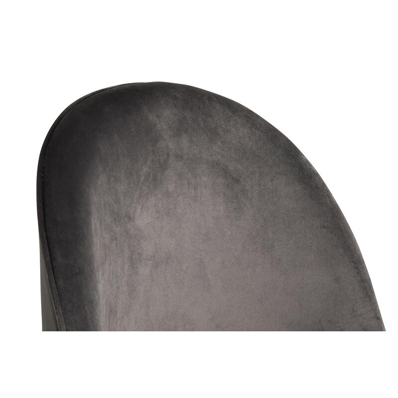 Scaun tapitat Antwan, gri/negru, 79 x 52 x 51 cm image4
