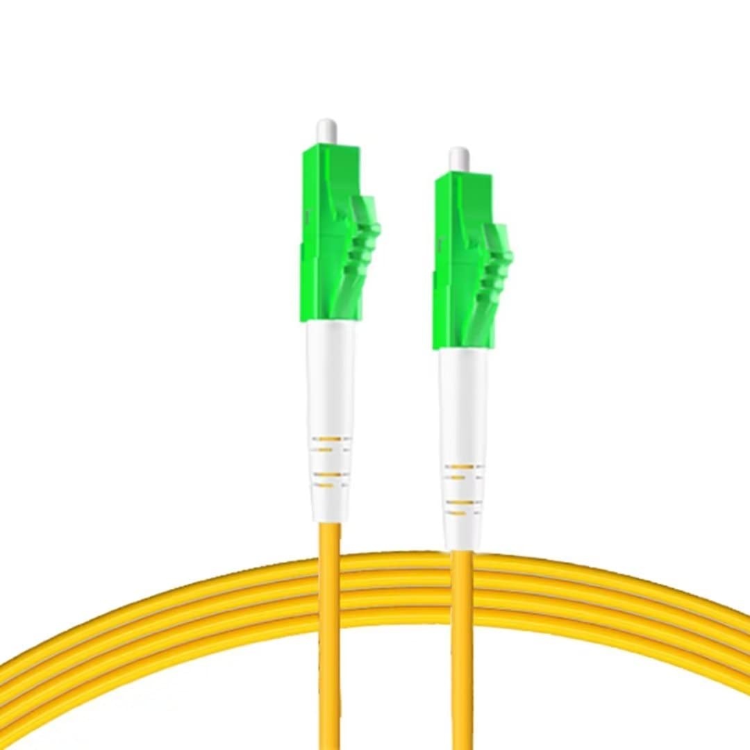 Set 5 cabluri de corectie fibra optica simplex LC/APC la LC/APC 10Gtek, 9/125μm, 1,5 m