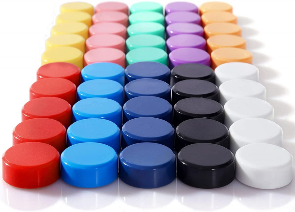 Set 50 magneti pentru frigider ZDZBLX, multicolor, 20 mm Pret Redus chilipirul-zilei pret redus imagine 2022