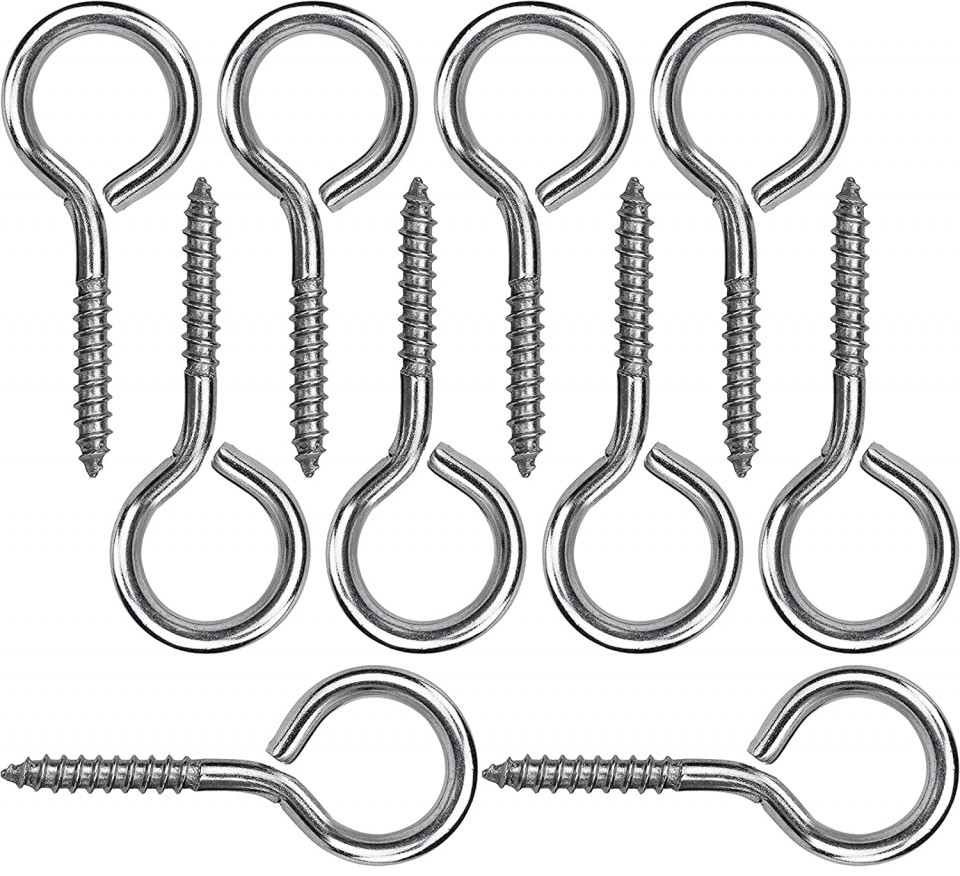 Set de 10 suruburi N/C, otel inoxidabil, argintiu, 50 x 21 mm Bricolaj 2023-09-25