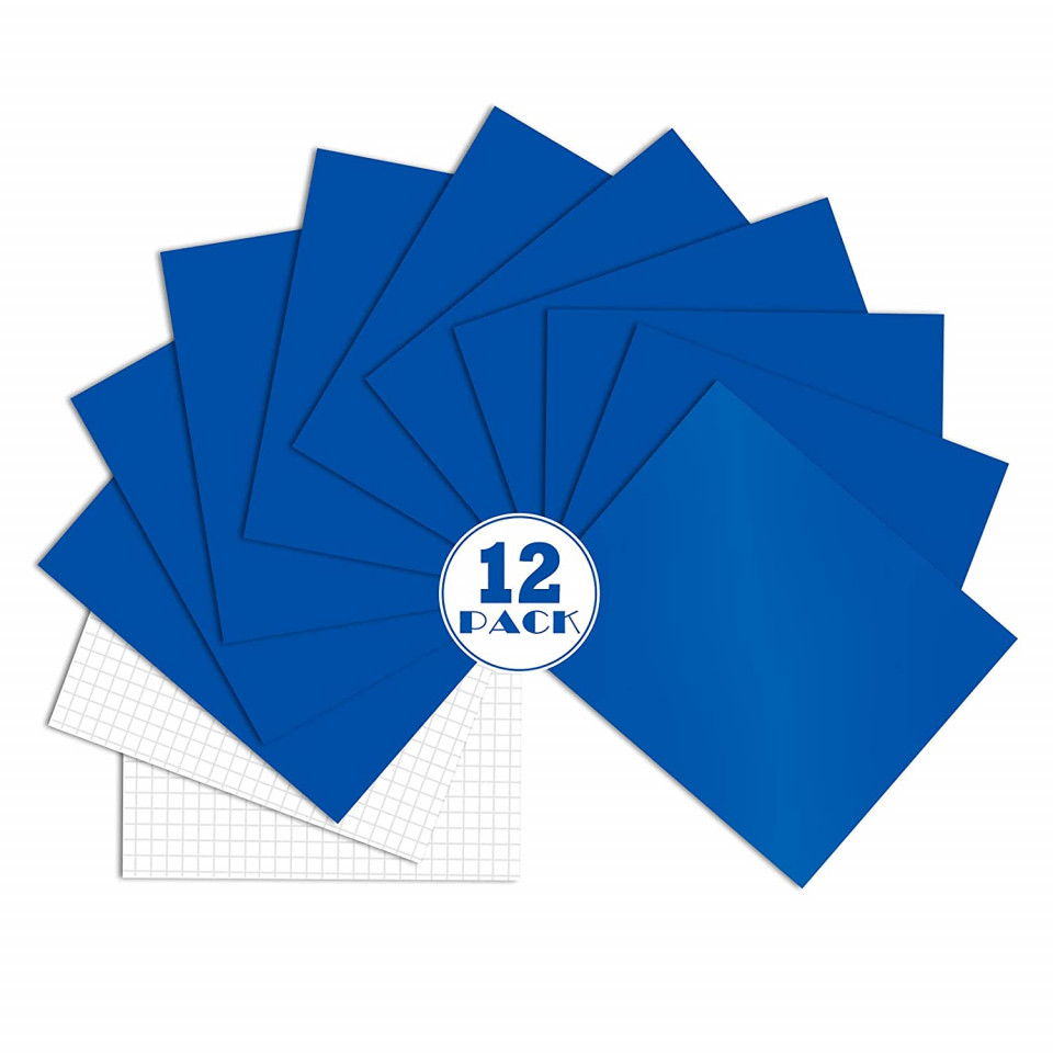 Set de 12 folii de transfer AIZMEI, vinil, albastru inchis, 25 x 25 cm AIZMEI imagine noua