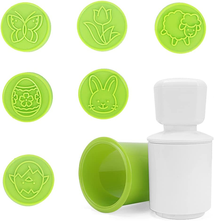 Set de 8 forme pentru prajituri de Paste MEZHEN, verde, plastic chilipirul-zilei.ro/ imagine noua