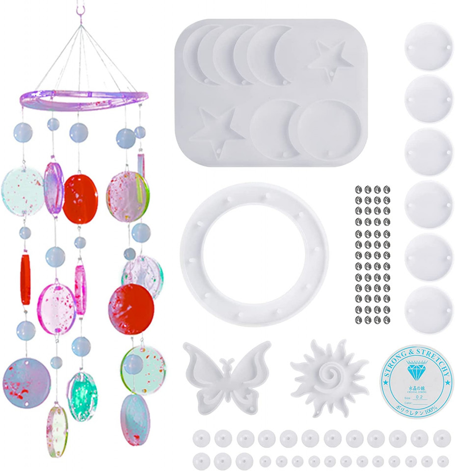 Set de matrite pentru creare decoratiuni Icyant, silicon, alb