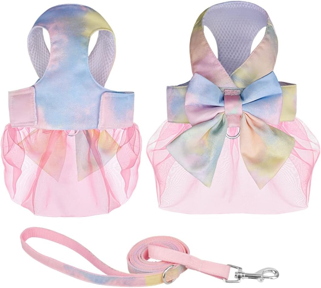 Set ham si lesa pentru caine Yiwong, textil, multicolor, marimea S