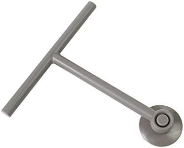 Set racleta cu suport KAZOLEN, cauciuc/plastic, gri, 19,5 x 21,7 cm