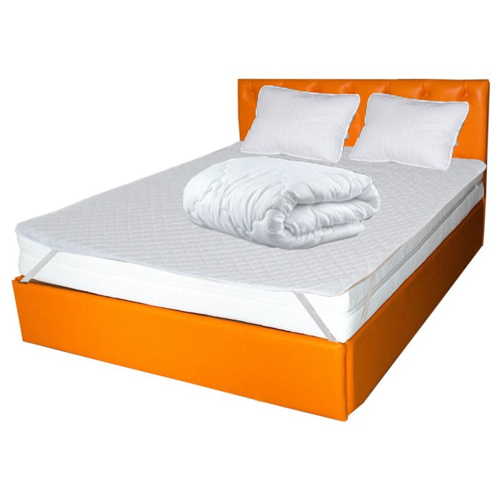 Set Saltea TERRA Standard Comfort plus 2 perne 50x70 plus Husa hipoalergenica plus Pilota iarna microfibra 180x200, 160x200x26