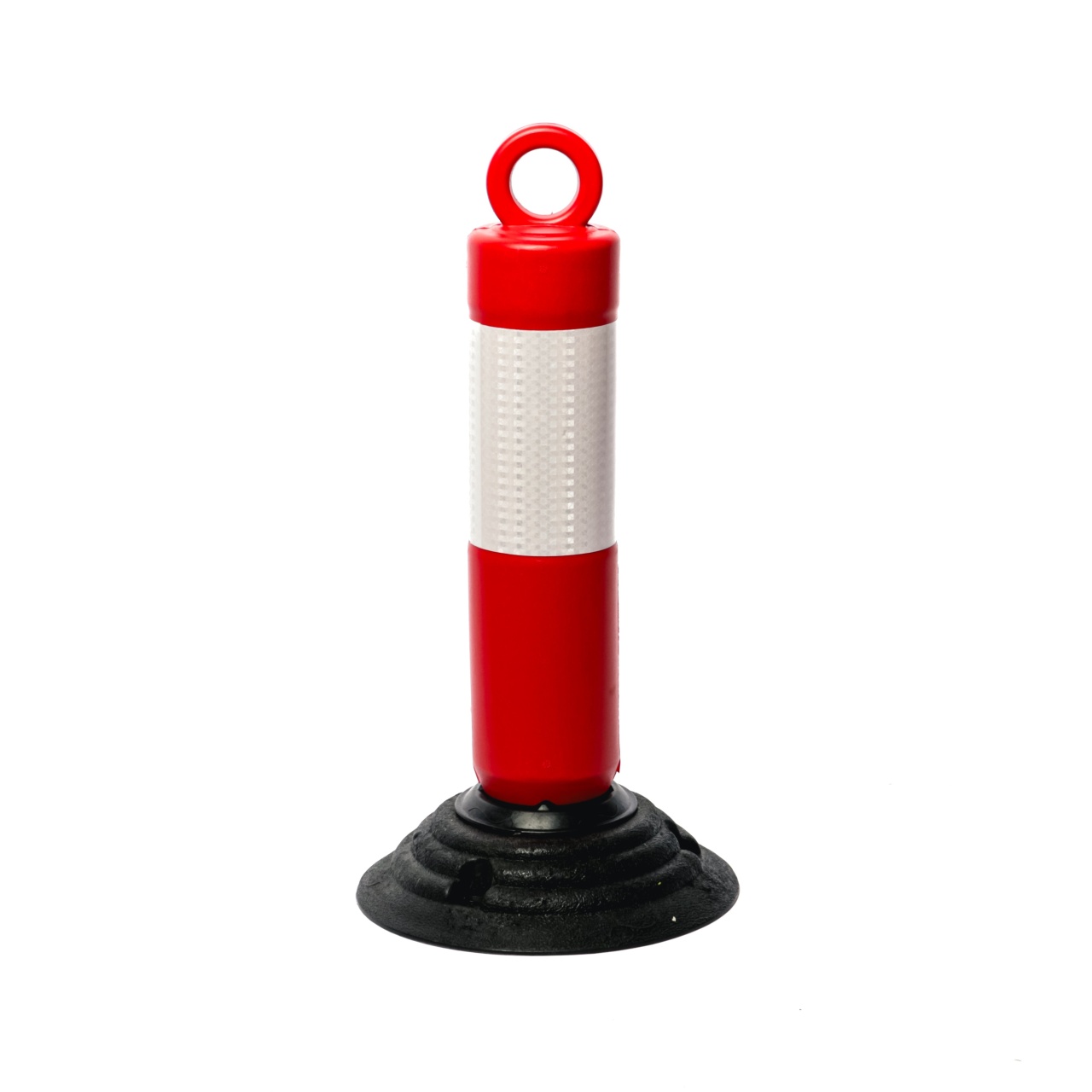 Stalp pentru semnalizare cu banda reflectorizanta si baza detasabila 50 cm