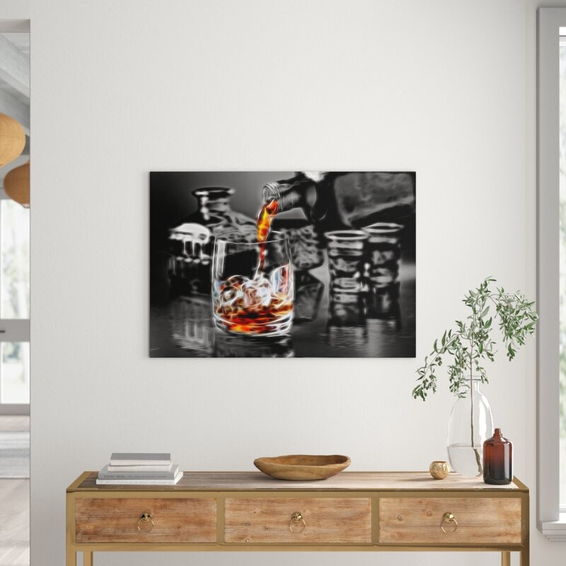 Tablou Old good whisky, panza, antracit, 60 x 80 x 1,8 cm image3