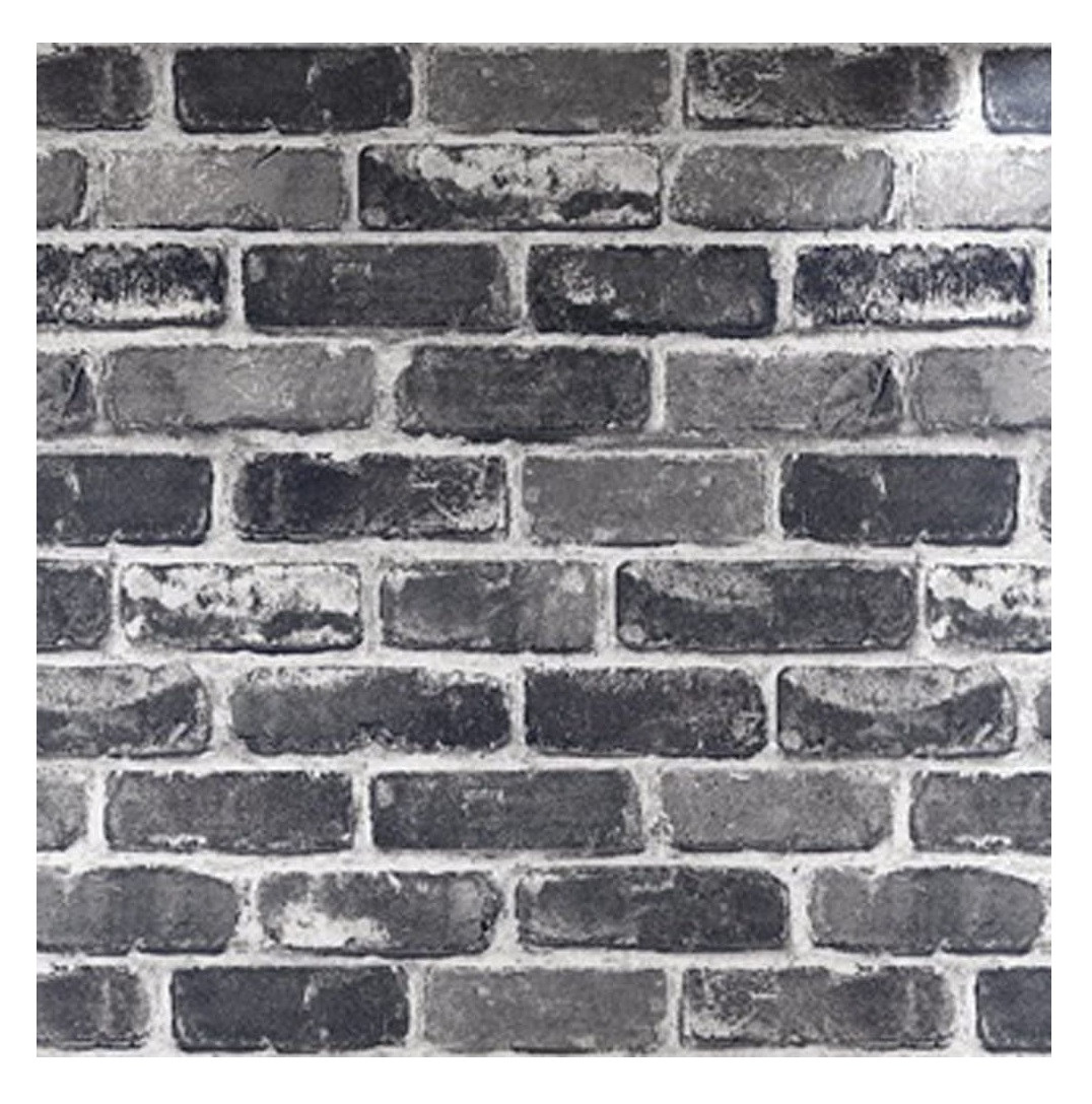 Tapet Kyrilali, PVC, gri, 44 x 300 cm