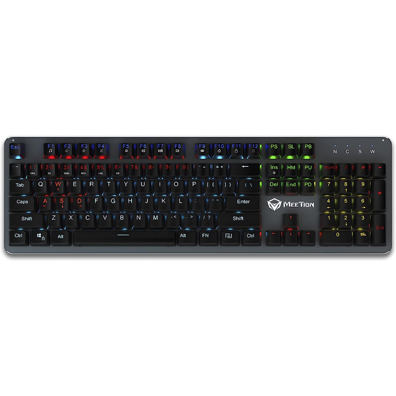Tastatura profesionala pentru jocuri Pierre Mond, USB Kabel, RGB, negru, 44 x 13,5 x 3 cm 135 imagine noua