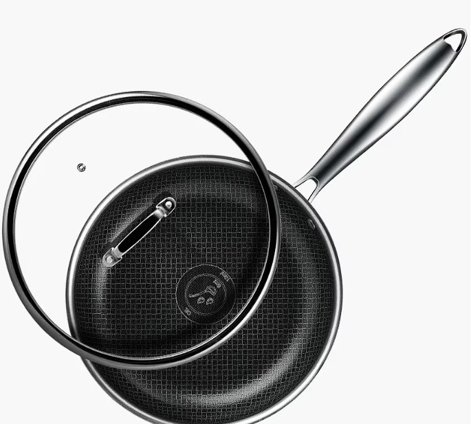 Tigaie adanca cu capac Amercook Aristo Pro, 30 cm Inductie, Resigilat, Grad A