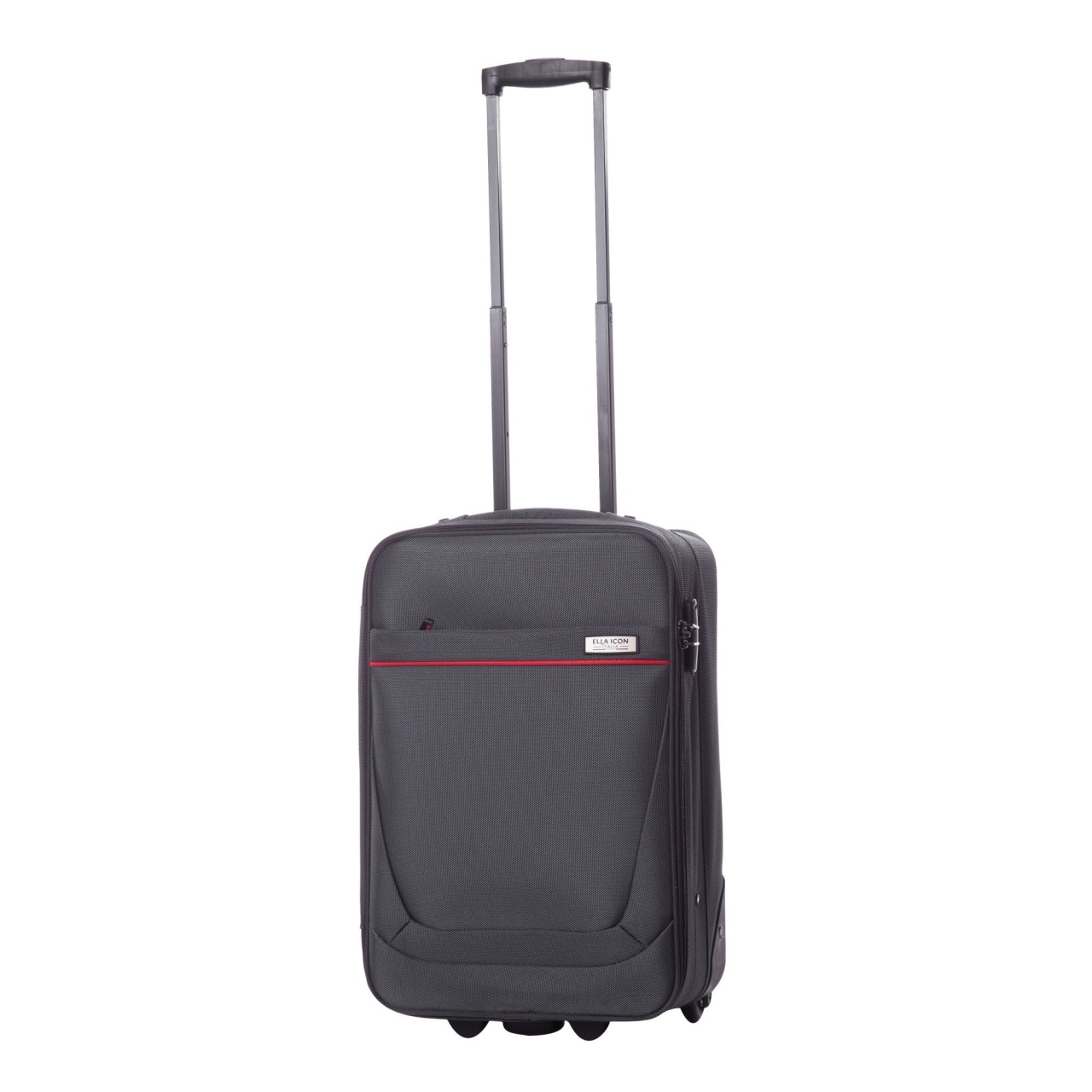 Troler Carla Gri Cu Rosu 54 Cm - 1188