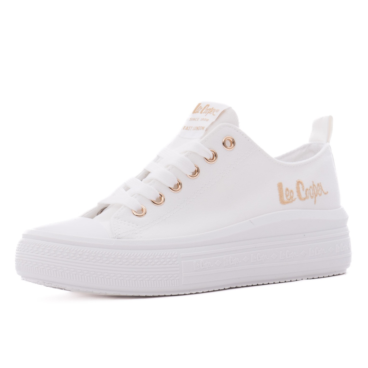 Pantofi dama sport din piele ecologica, Lee Cooper Obuwie LCW-26-44-4482LA