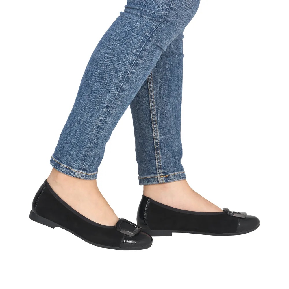 Pantofi dama, piele naturala intoarsa, Remonte D0K12...