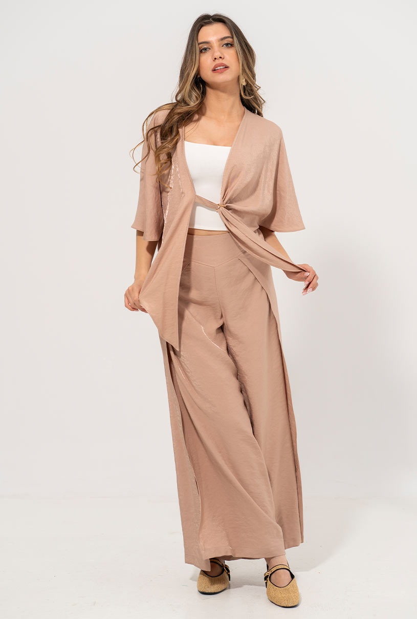 Blugi și pantaloni comozi pentru femei: Trenduri 2026 de la Hermosa 5 Pantaloni din rayon shine FIORELA Hermosa
