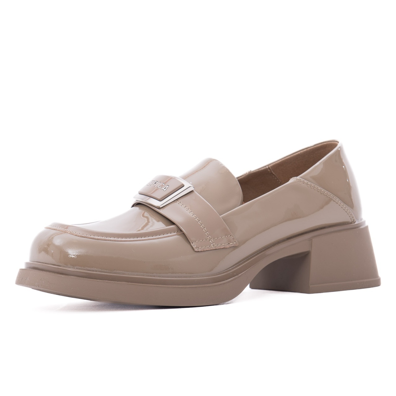 Pantofi dama casual din piele naturala lacuita, Epic...