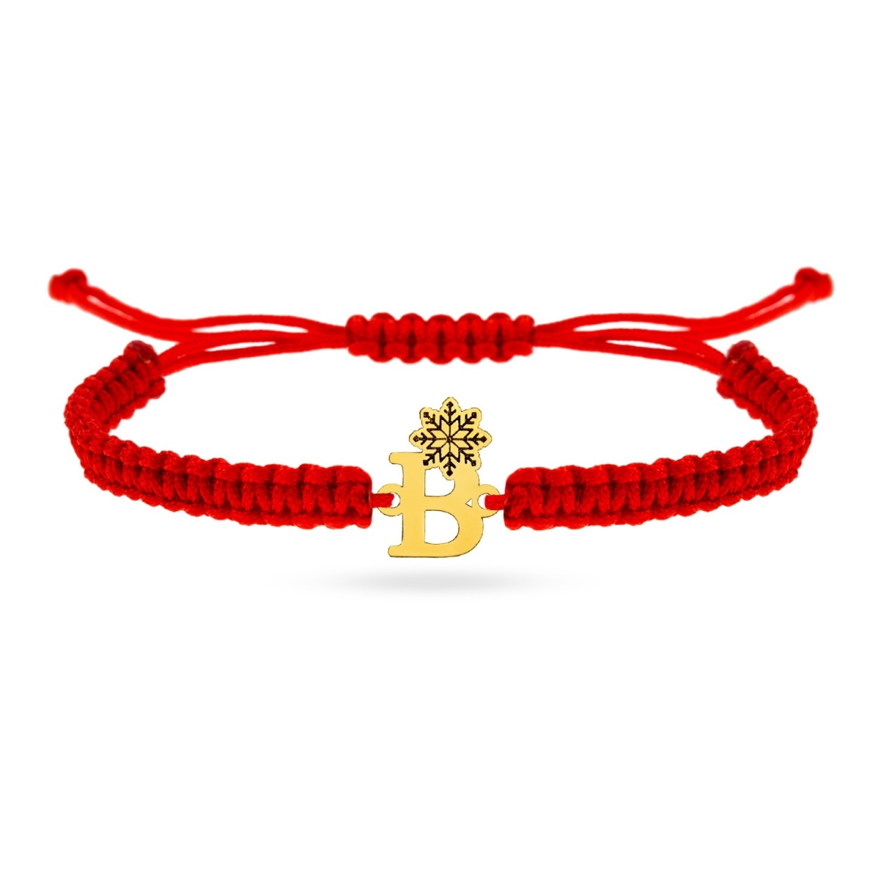 Brățară Snow Letter cu inițială din AUR 14K