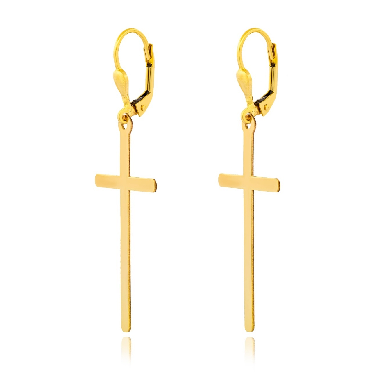 Cercei Cruce Style din AUR 14K