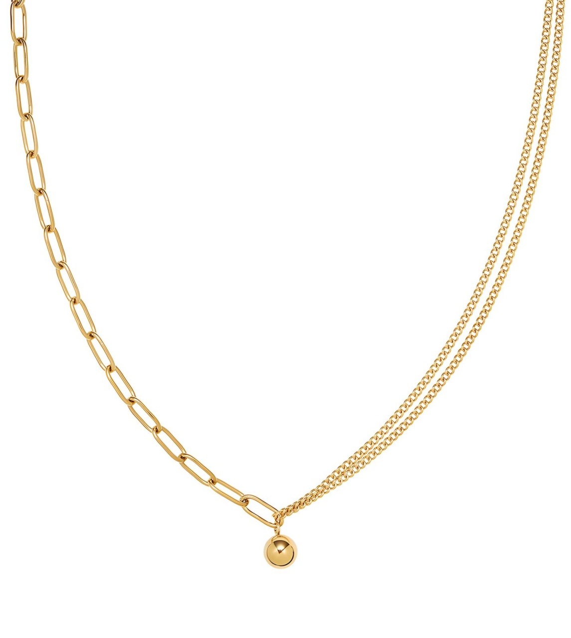 Colier Dreams din Inox placat cu AUR 18K