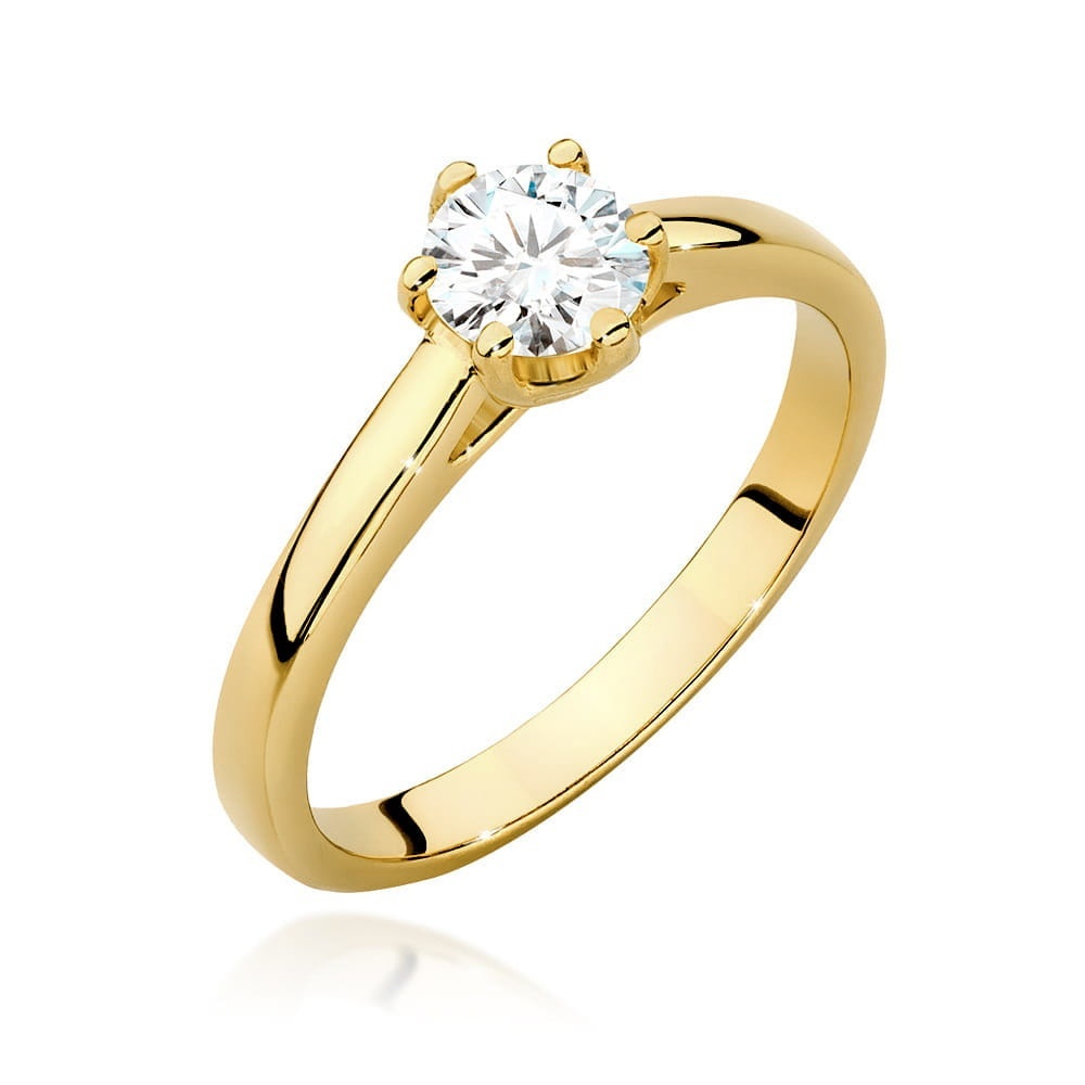 Inel Aur 9K cu Diamant de Laborator 0.50 ct