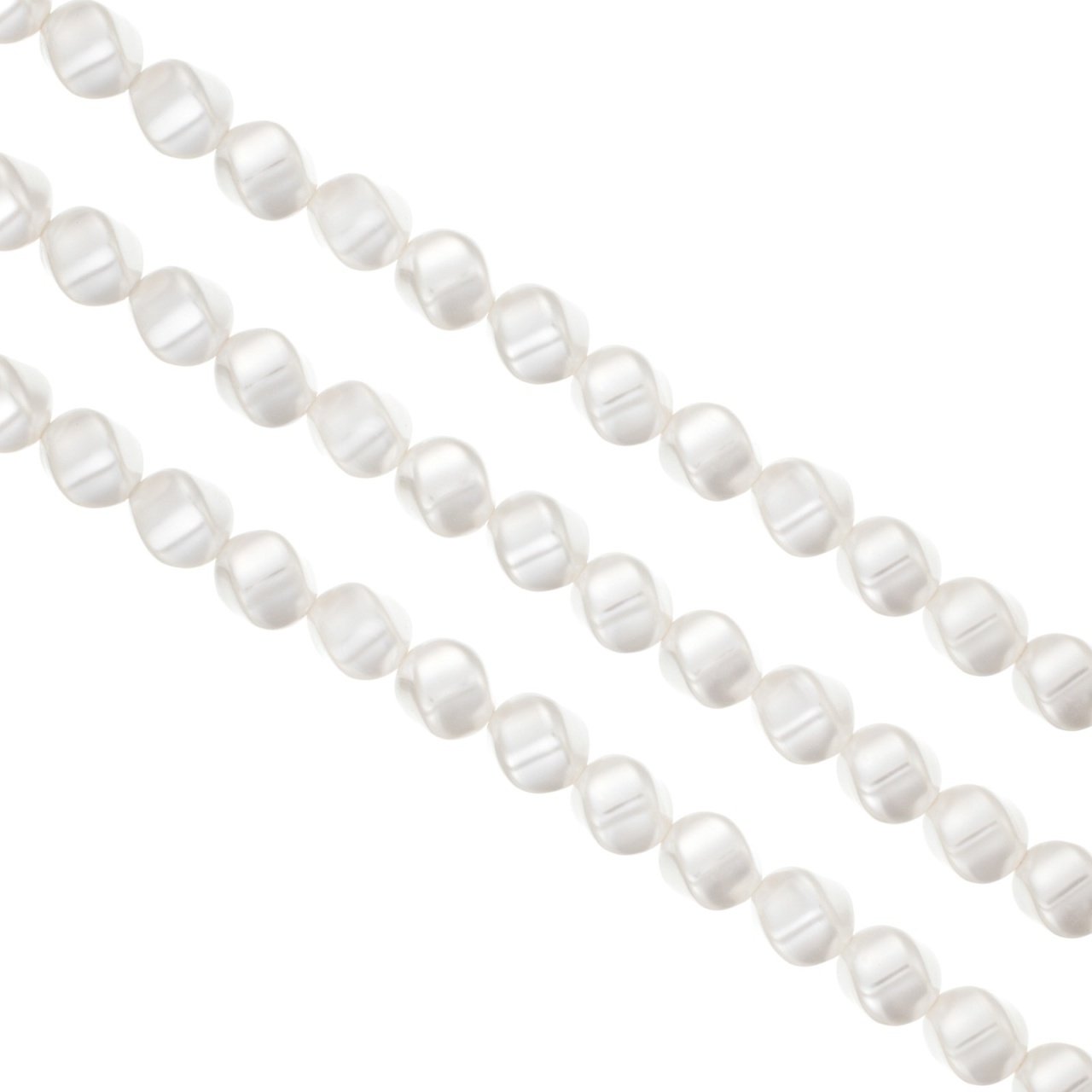 Sirag Perle Mallorca twist 7mm - alb perlat