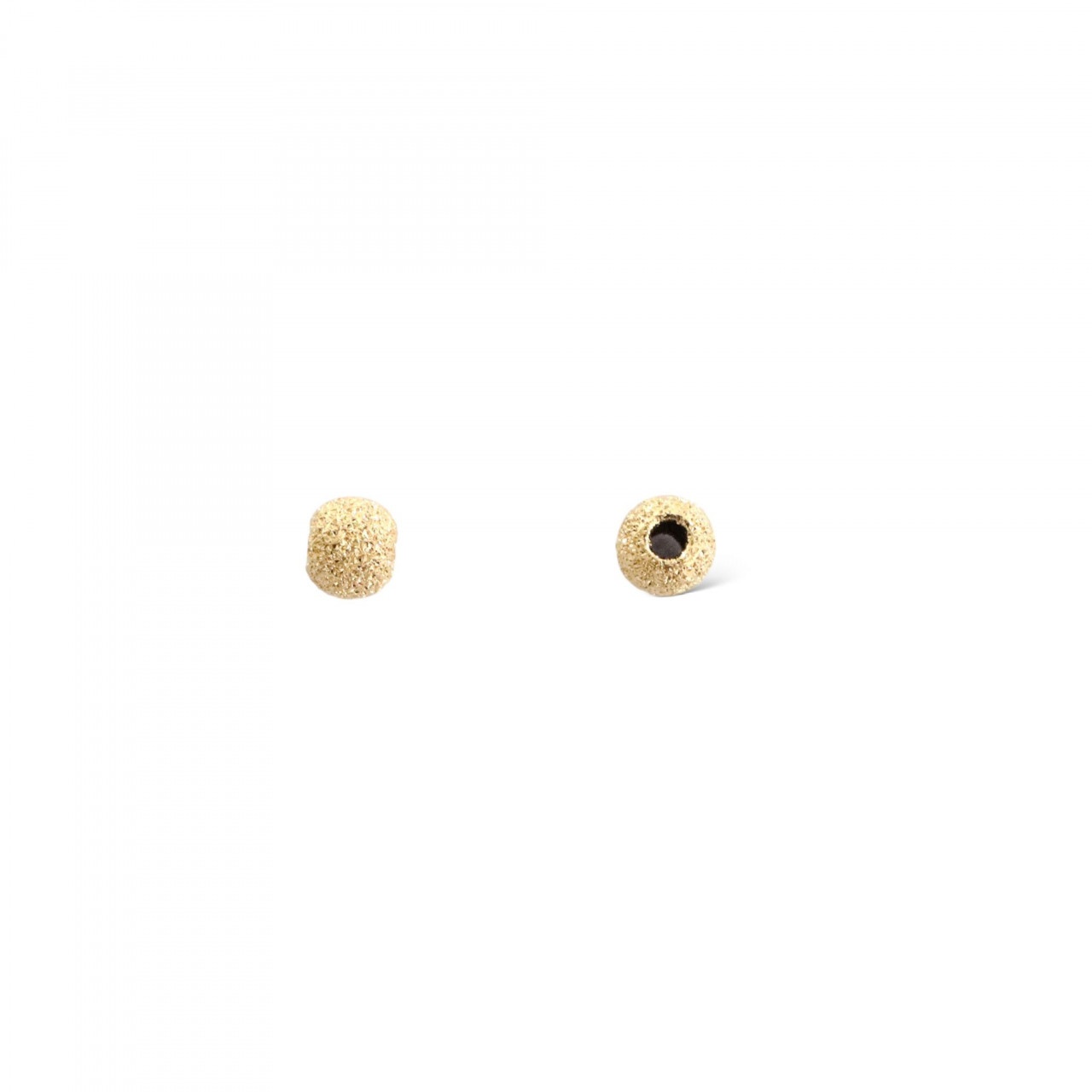 Bila Stardust argint 3mm - pret / buc - gold plated