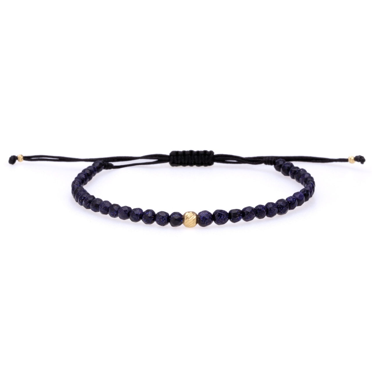 Brățara cu Purple Goldstone si biluta din Aur 14K