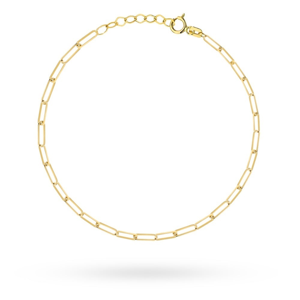 Brățară de Picior Aur 14K cu Zale Delicate – Eleganță Subliniată