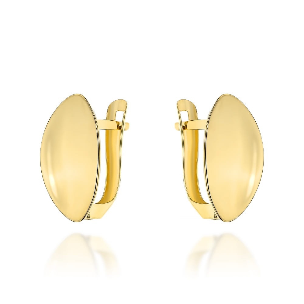 Cercei Aur 14K Elipse Simple