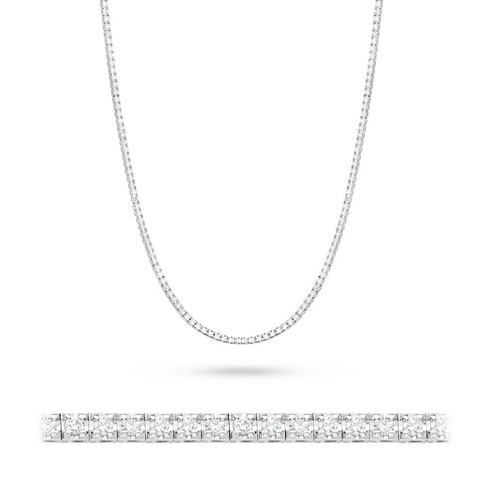 Colier Aur 14K cu Diamante Naturale 4.38 ct