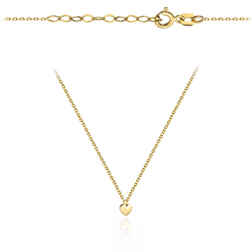 Colier Aur 14K cu Inimă Delicată