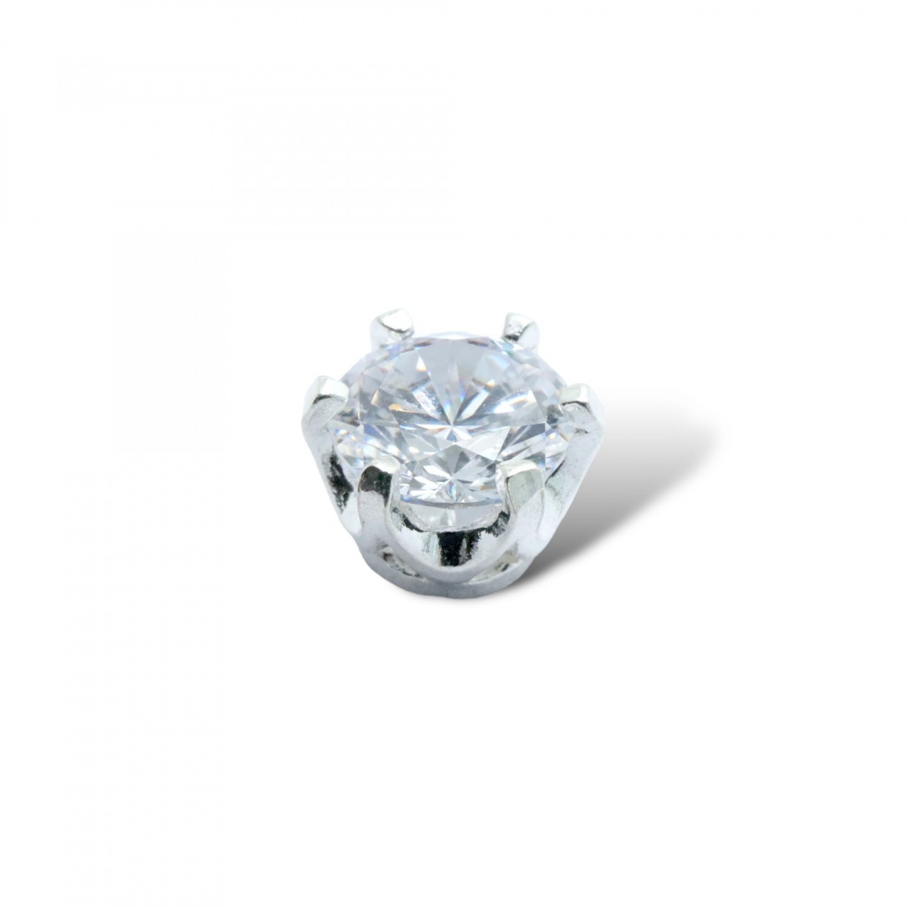 Cristal zirconia montura argint