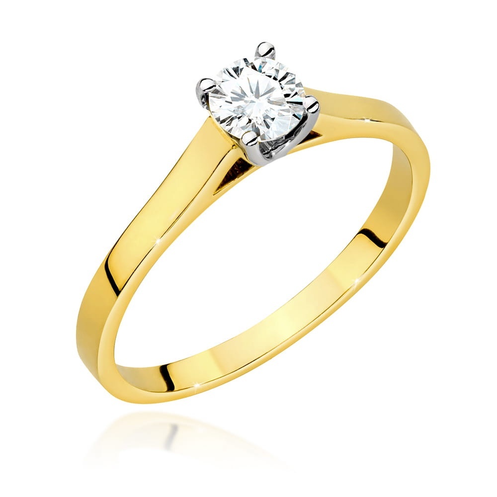 Inel Aur 14K cu Diamant Natural 0.50 ct