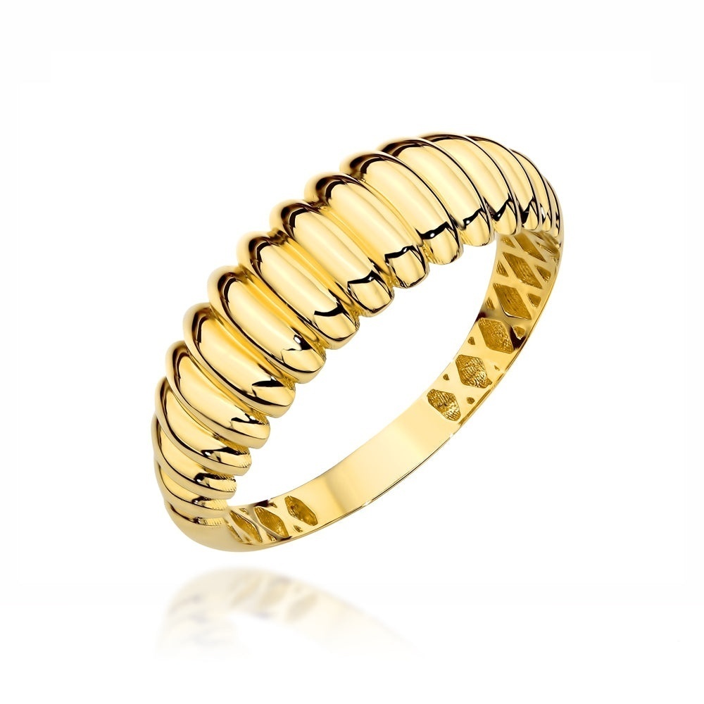 Inel Aur 14K Finisat Neted