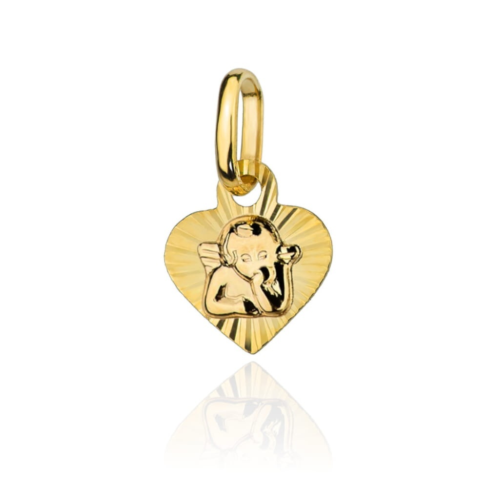 Medalion Aur 14k cu Ingeras