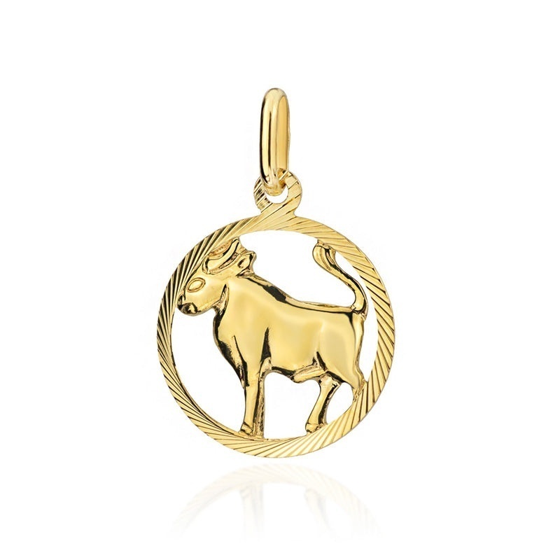 Pandantiv Aur 14K cu Semnul Zodiacal Taur