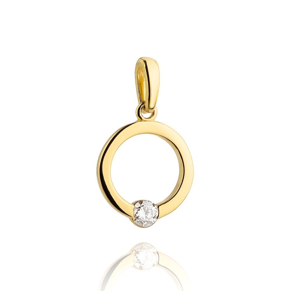 Pandantiv Aur 14K cu Zirconiu