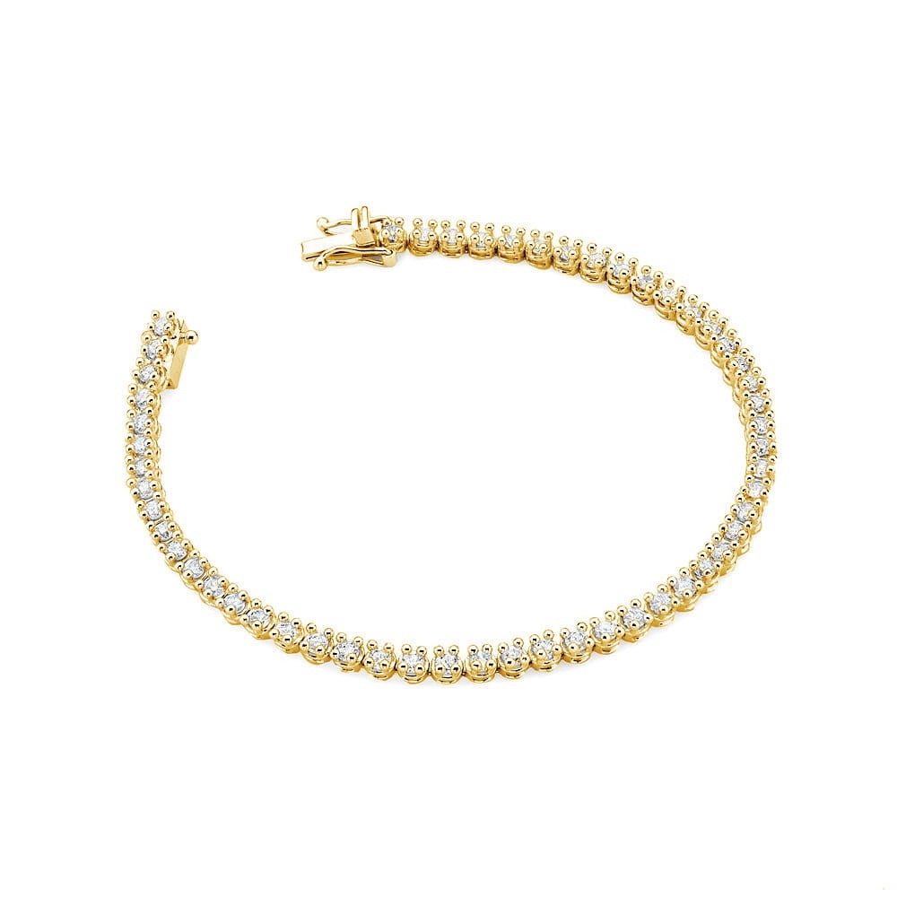 Bratara Aur 14K cu Diamante Naturale 2.16 ct