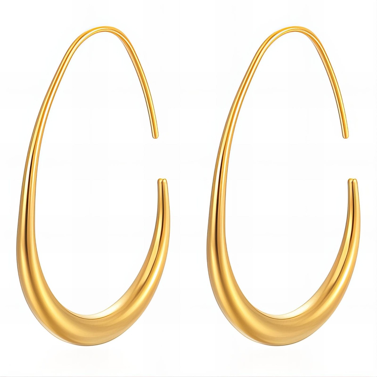 Cercei Mistique din inox placat cu aur 18K